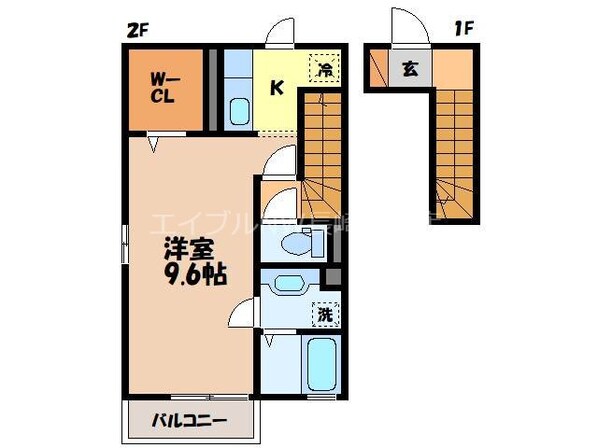 ケイズルーム城山の物件間取画像